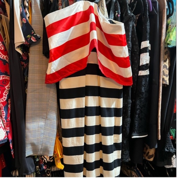 Classic Miss Newport Stripes Dress 4 NWT - Picture 6 of 6